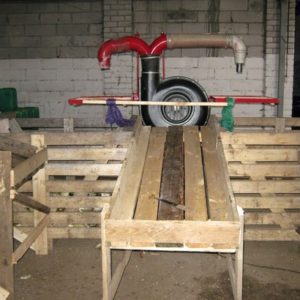 Линия для предпродажной очистки капусты